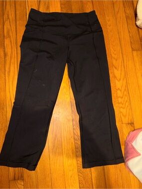 Lululemon Black Active Crop Leggings